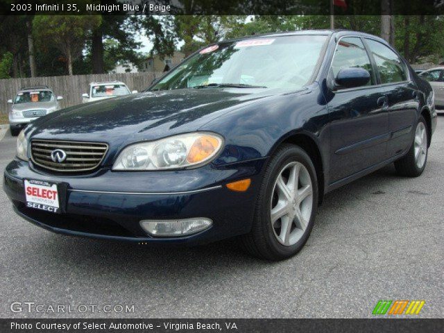 2003 Infiniti I 35 in Midnight Blue