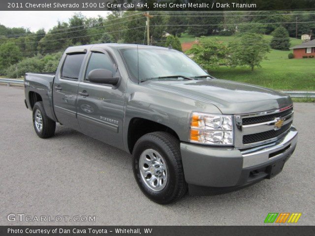 2011 Chevrolet Silverado 1500 LS Crew Cab 4x4 in Steel Green Metallic