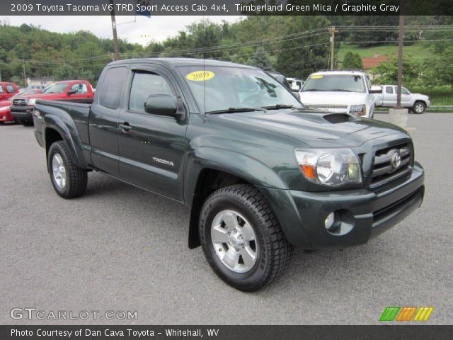 2009 Toyota Tacoma V6 TRD Sport Access Cab 4x4 in Timberland Green Mica
