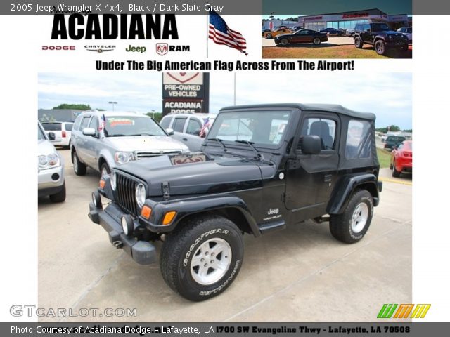 2005 Jeep Wrangler X 4x4 in Black