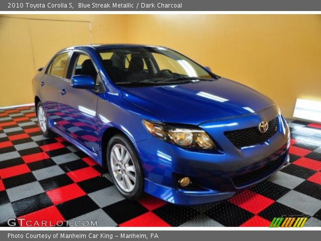 2010 Toyota Corolla S in Blue Streak Metallic