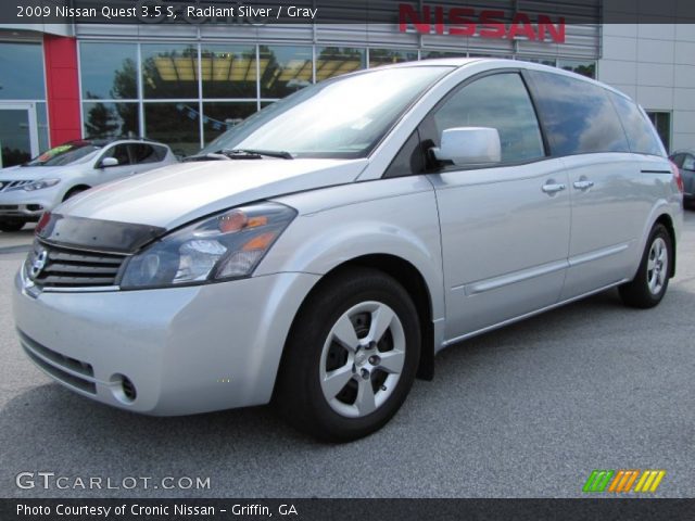 2009 Nissan Quest 3.5 S in Radiant Silver