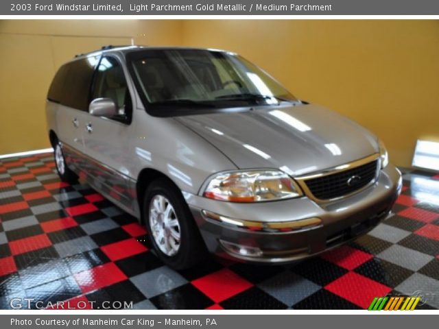 2003 Ford Windstar Limited in Light Parchment Gold Metallic