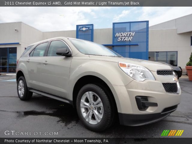 2011 Chevrolet Equinox LS AWD in Gold Mist Metallic