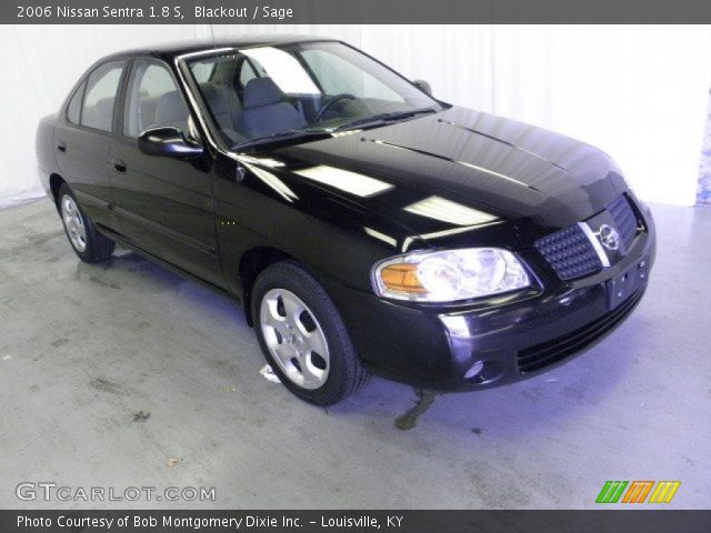 2006 Nissan Sentra 1.8 S in Blackout