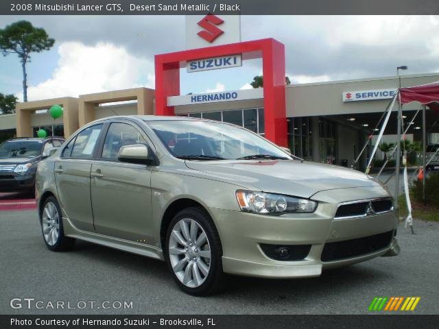 2008 Mitsubishi Lancer GTS in Desert Sand Metallic