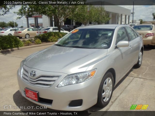 2010 Toyota Camry LE in Classic Silver Metallic
