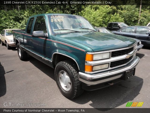 1998 Chevrolet C/K K1500 Extended Cab 4x4 in Emerald Green Metallic