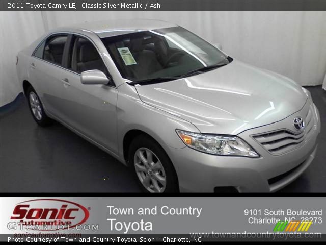 2011 Toyota Camry LE in Classic Silver Metallic
