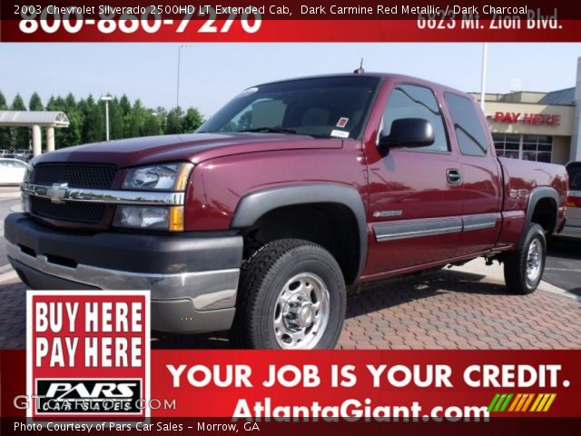 2003 Chevrolet Silverado 2500HD LT Extended Cab in Dark Carmine Red Metallic
