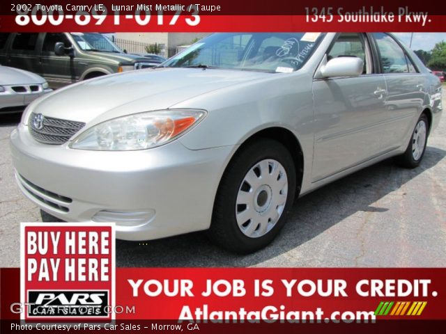 2002 Toyota Camry LE in Lunar Mist Metallic