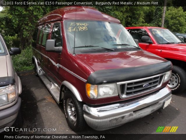2003 Ford E Series Van E150 Passenger Conversion in Burgundy Red Metallic