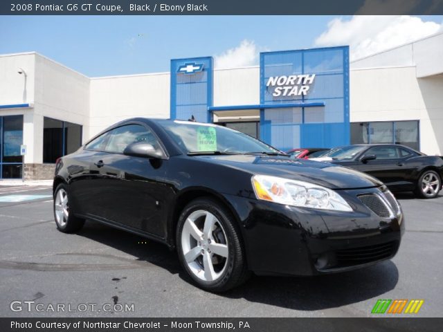 2008 Pontiac G6 GT Coupe in Black