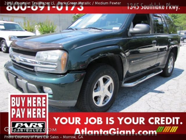 2003 Chevrolet TrailBlazer LS in Dark Green Metallic