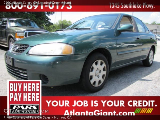 2001 Nissan Sentra GXE in Jaded Green