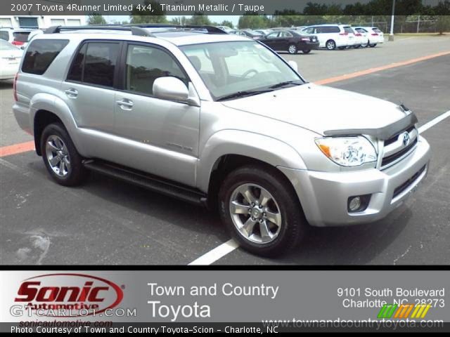 2007 Toyota 4Runner Limited 4x4 in Titanium Metallic