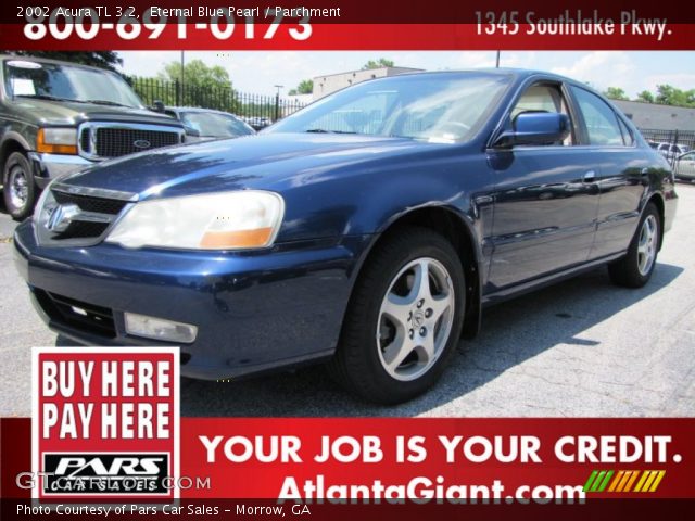 2002 Acura TL 3.2 in Eternal Blue Pearl