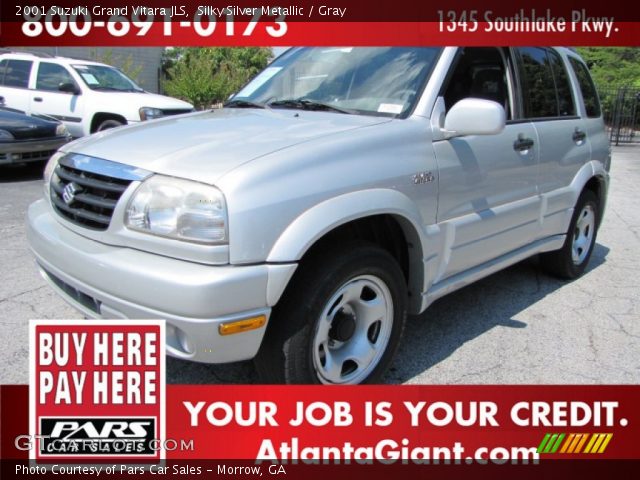 2001 Suzuki Grand Vitara JLS in Silky Silver Metallic