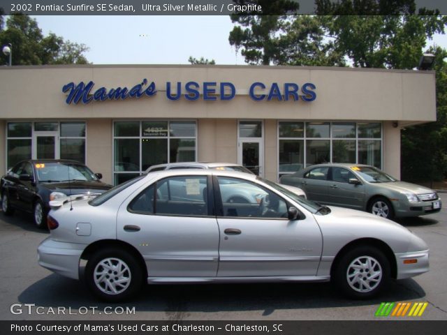 2002 Pontiac Sunfire SE Sedan in Ultra Silver Metallic