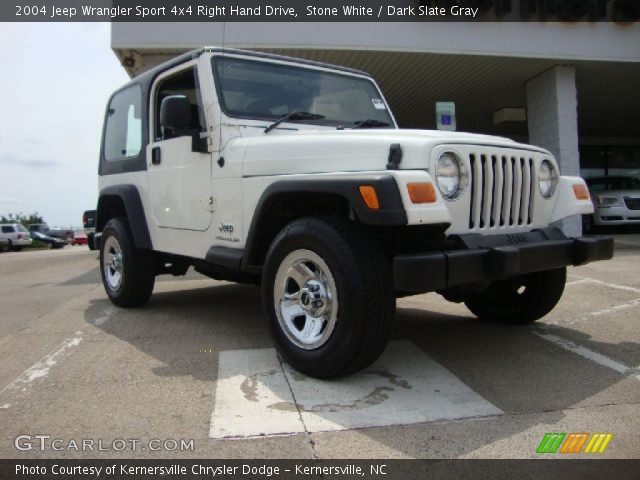 2004 Jeep Wrangler Sport 4x4 Right Hand Drive in Stone White