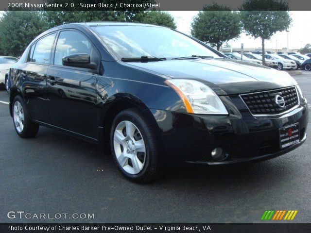 2008 Nissan sentra black #7
