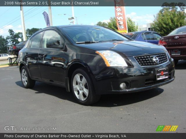 2008 Nissan Sentra 2.0 S in Super Black