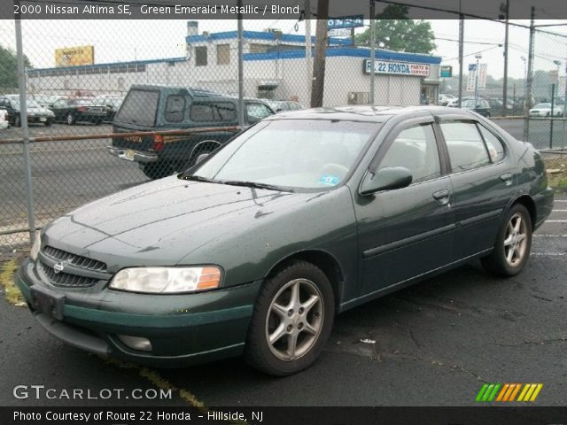 2000 Nissan Altima SE in Green Emerald Metallic