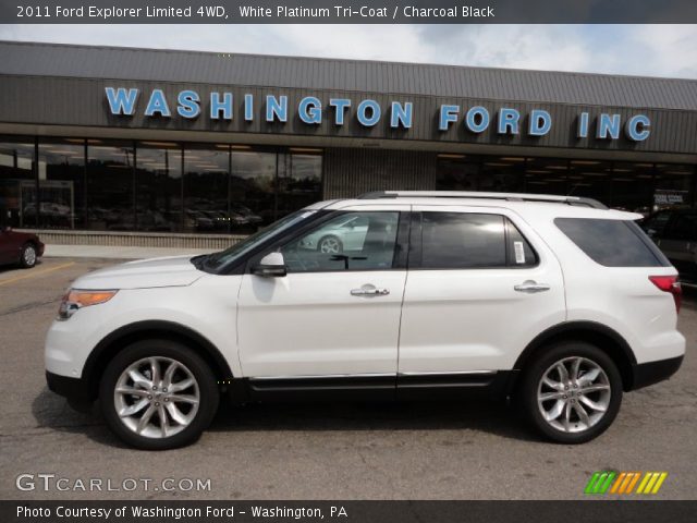 2011 Ford Explorer Limited 4WD in White Platinum Tri-Coat