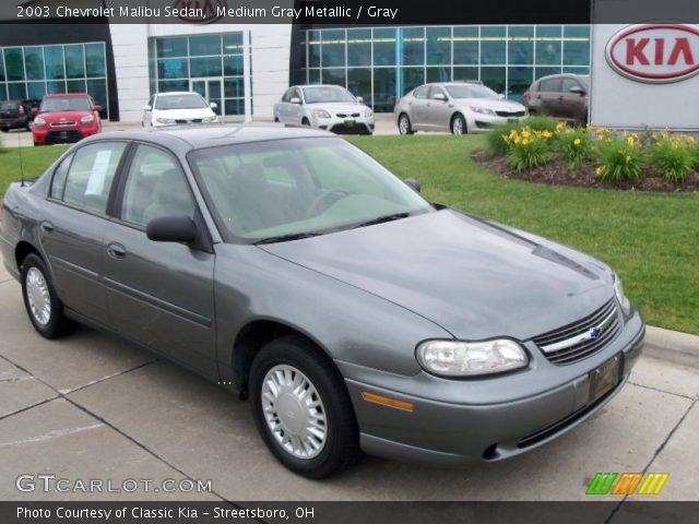 2003 Chevrolet Malibu Sedan in Medium Gray Metallic