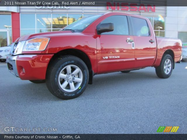 2011 Nissan Titan SV Crew Cab in Red Alert