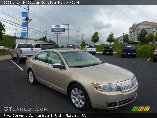 2008 Lincoln MKZ Sedan in Dune Pearl Metallic