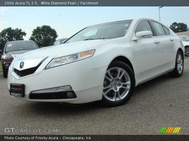2009 Acura TL 3.5 in White Diamond Pearl