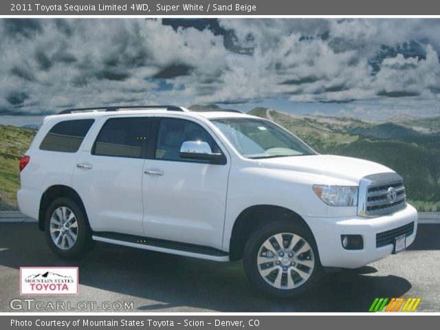 2011 Toyota Sequoia Limited 4WD in Super White