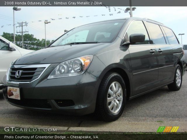 2008 Honda Odyssey EX-L in Nimbus Gray Metallic