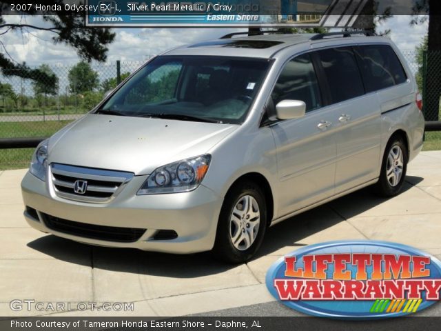 2007 Honda Odyssey EX-L in Silver Pearl Metallic