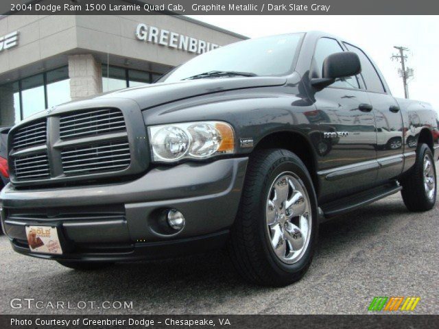 2004 Dodge Ram 1500 Laramie Quad Cab in Graphite Metallic