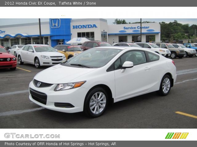 2012 Honda Civic EX Coupe in Taffeta White