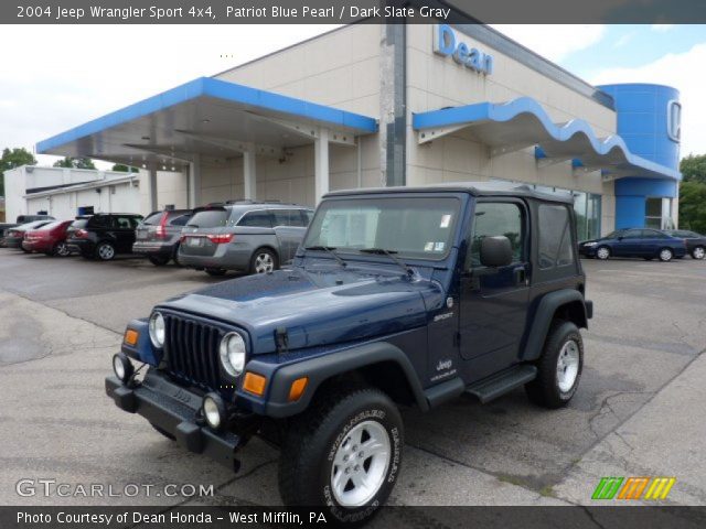 2004 Jeep Wrangler Sport 4x4 in Patriot Blue Pearl