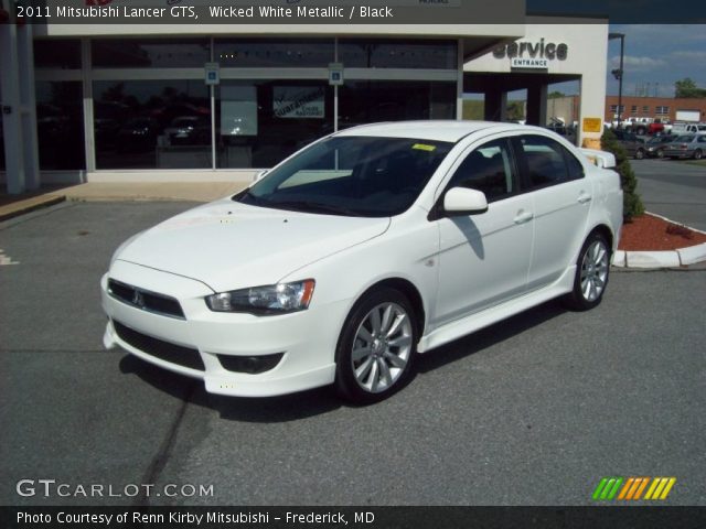 2011 Mitsubishi Lancer GTS in Wicked White Metallic