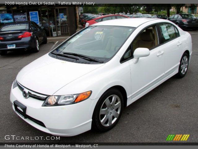 2008 Honda Civic LX Sedan in Taffeta White