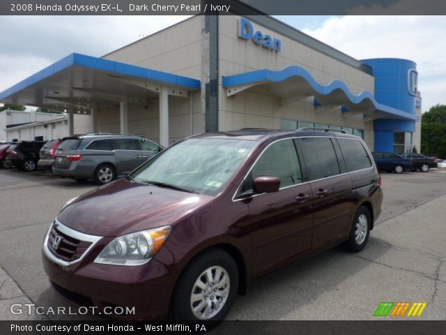 2008 Honda Odyssey EX-L in Dark Cherry Pearl