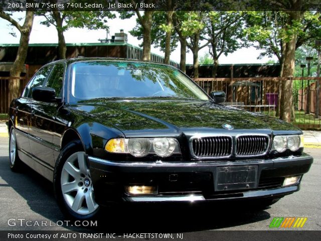2001 BMW 7 Series 740iL Sedan in Jet Black