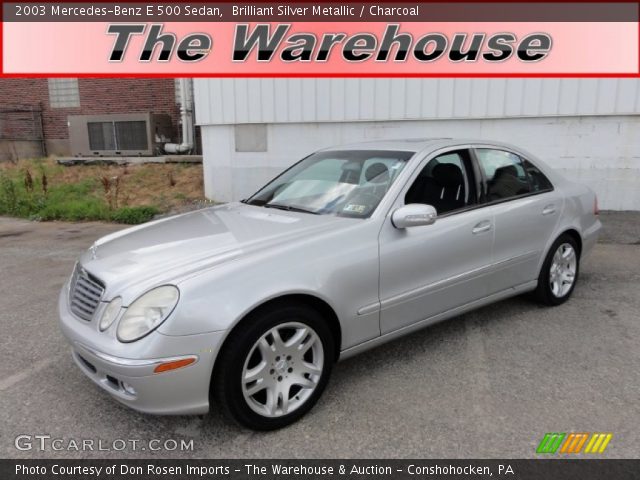 2003 Mercedes-Benz E 500 Sedan in Brilliant Silver Metallic