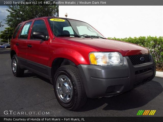 2003 Ford Escape XLS V6 4WD in Redfire Metallic