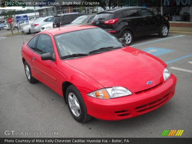 2002 Chevrolet Cavalier Coupe in Bright Red