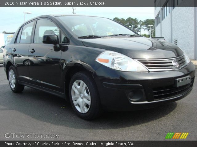 2010 Nissan Versa 1.8 S Sedan in Super Black