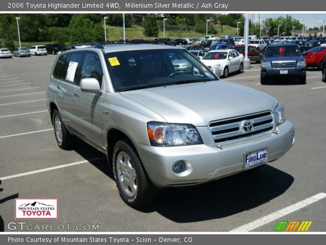 2006 Toyota Highlander Limited 4WD in Millenium Silver Metallic