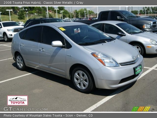 2008 Toyota Prius Hybrid in Classic Silver Metallic