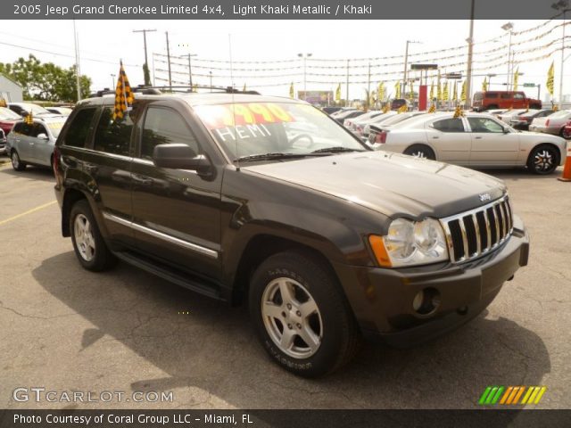 2005 Jeep Grand Cherokee Limited 4x4 in Light Khaki Metallic