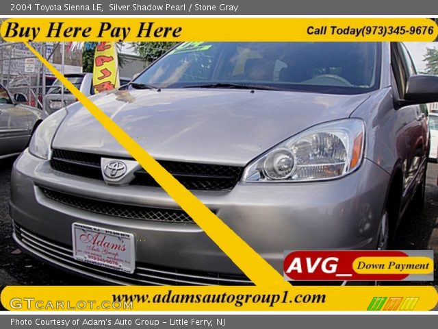 2004 Toyota Sienna LE in Silver Shadow Pearl